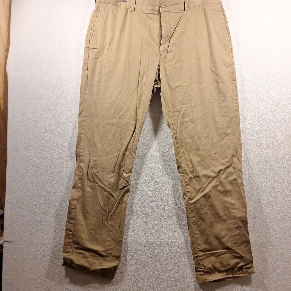J Crew Mercantile Flex Flannel Lined Chinos 38x32 Mens